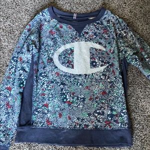 Large purple champion sweatshirt
